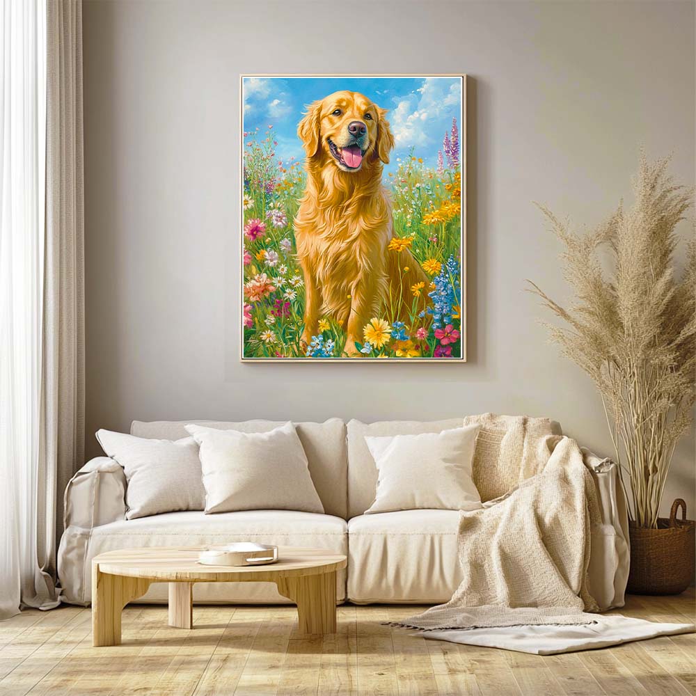 Golden Retriever in der Sonne